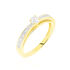 Imposa Damen Ring Gold 375 (9 Karat) Diamant Weiß 0,15 ct