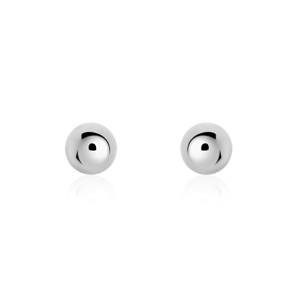 JOLIN KUGEL Damen Ohrstecker Silber 925 Ball B 5 mm