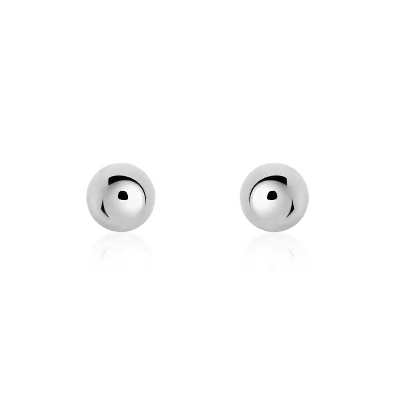 JOLIN KUGEL Damen Ohrstecker Silber 925 Ball B 5 mm - Ohrstecker Damen | OROVIVO