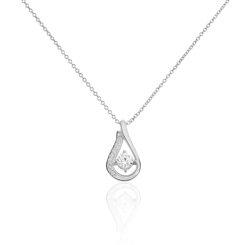 Collier Serena Argent Goutte Oxydes - Spannringe Damen | OROVIVO