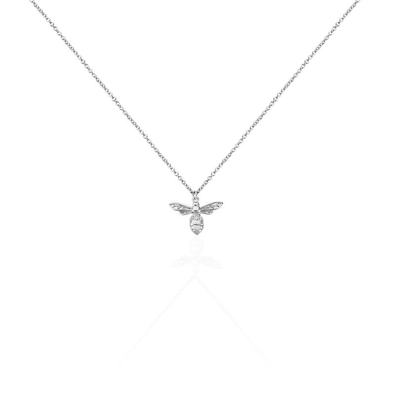 Collier Havania Argent Blanc Oxyde De Zirconium - Spannringe Damen | OROVIVO