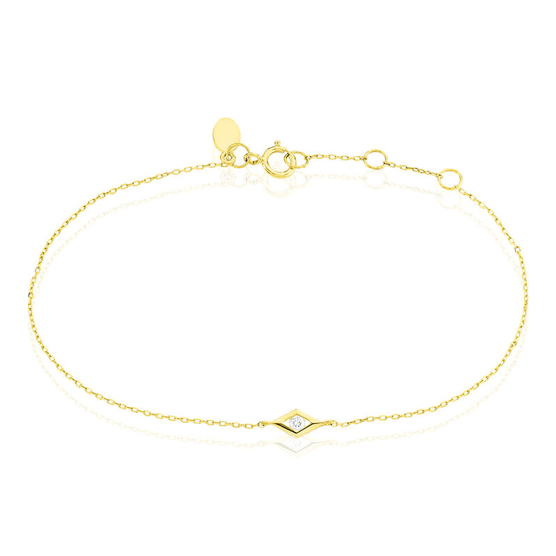 Bracelet Eirena Or Jaune Diamant - Spannringe Damen | OROVIVO