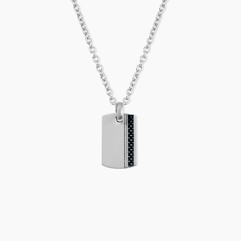 Collier Kalathoumiae Acier Blanc - Spannringe Herren | OROVIVO