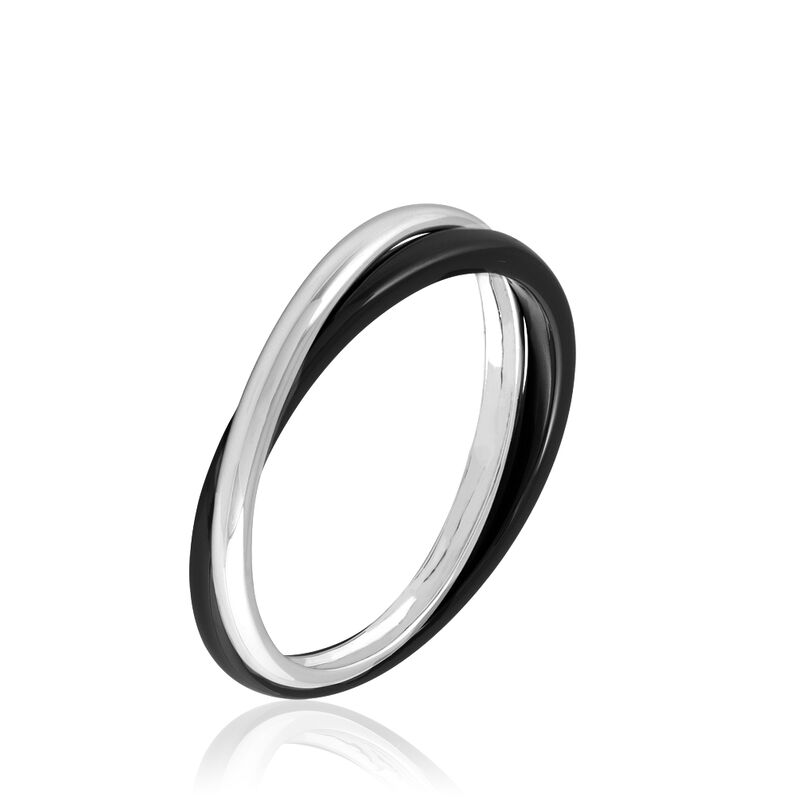 Bague Thiefaine Or Blanc Céramique - Spannringe Damen | OROVIVO