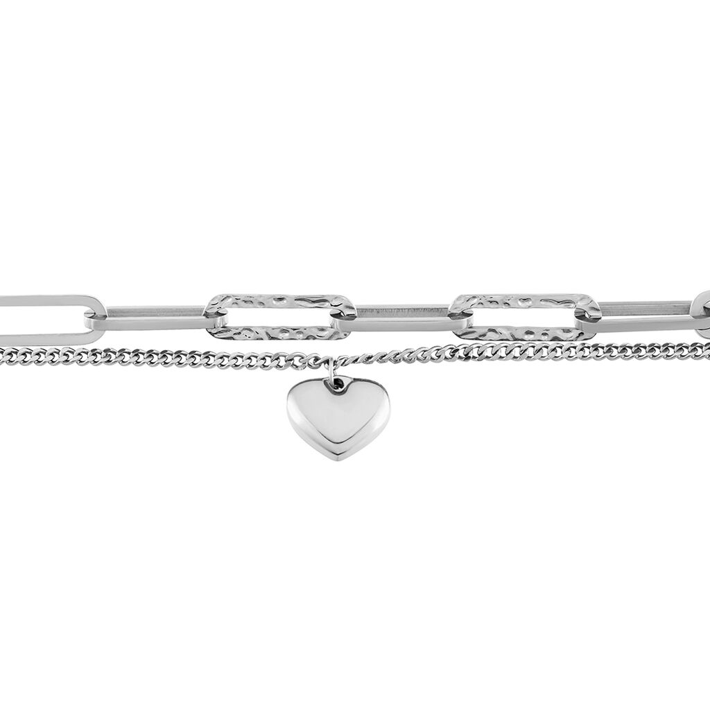 Damen Armband Edelstahl Ohne Stein Herz Avalynn 6,00mm - Sommerschmuck Damen | OROVIVO