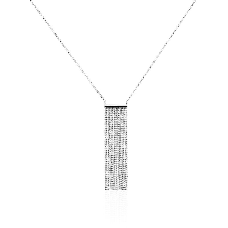 Collier Argent Blanc - Spannringe Damen | OROVIVO