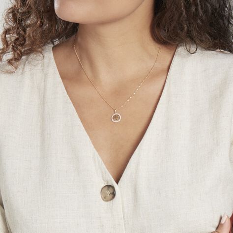 Anhänger Gold 375 Zirkonia Lebensbaum - Schmuckanhänger Damen | OROVIVO