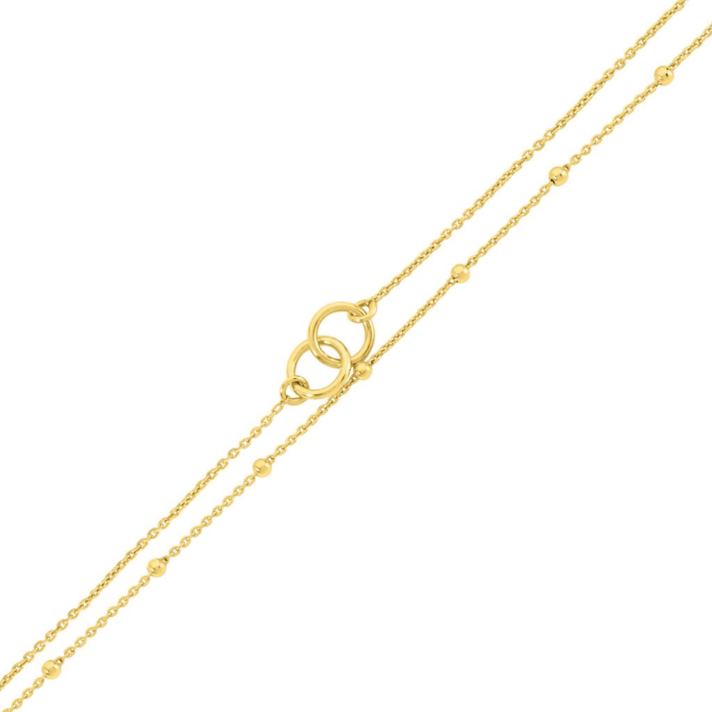 Elysia Damen Armband Silber vergoldet 925 Kreis B 1 mm