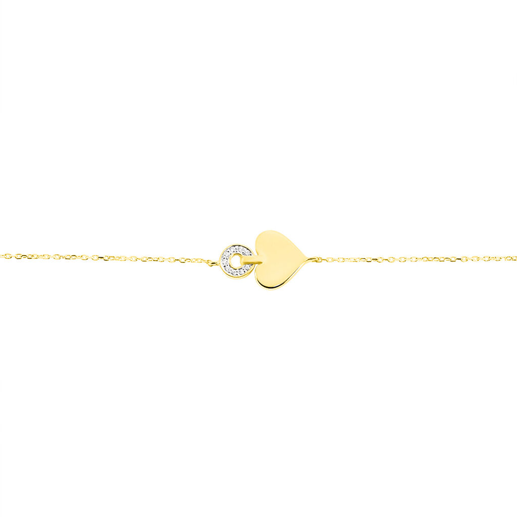 Bracelet Or Jaune Loreen Diamants - Spannringe Damen | OROVIVO