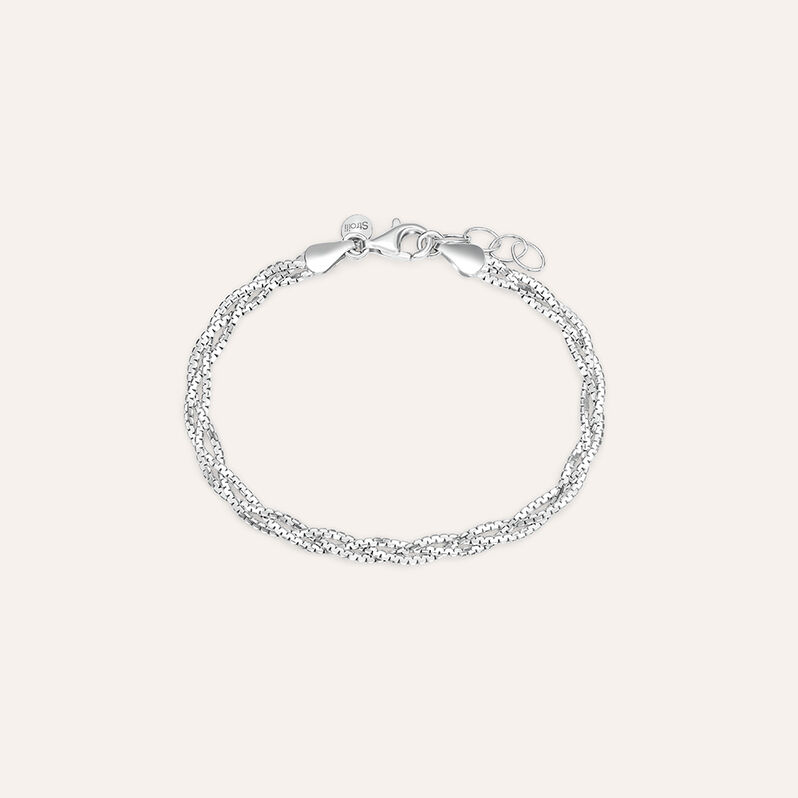 Bracciale Catena Silver Collection Argento Rodiato - Spannringe Damen | OROVIVO