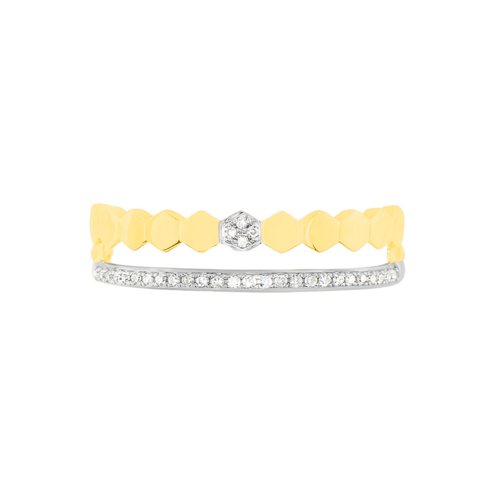 Bague Or Jaune Oxyde Andoche - Spannringe Damen | OROVIVO