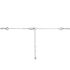 Damen Collier Silber 925 Zirkonia Wei&szlig; 4,21 ct Kreis