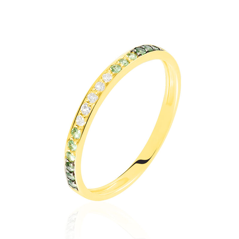 Bague Or Jaune Tsavorite - Spannringe Damen | OROVIVO