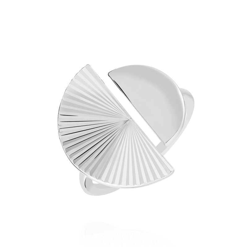 Bague Argent Rhodie Athena Ouverte - Spannringe Damen | OROVIVO