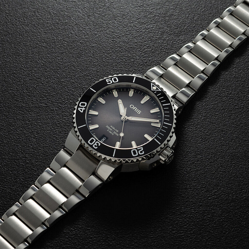 ORIS Herrenuhr Aquis Date Calibre 400 Automatik 01 400 7769 4154-07 8 - Armbanduhren Herren | OROVIVO