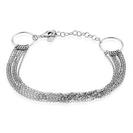 Damenarmband Silber 925 L 20cm mehrreihig Ilona - Armketten Damen | OROVIVO
