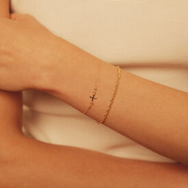 Damenarmband Singapurkette Gold 375 - Armketten Damen | OROVIVO