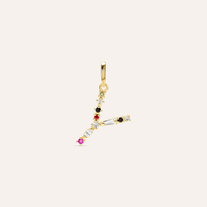 Pendente Claire Oro Giallo Cubic Zirconia - Spannringe Damen | OROVIVO