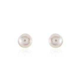 Damen Perlenohrringe Gold 585 Zuchtperle 6-7mm Grace - Ohrstecker Damen | OROVIVO