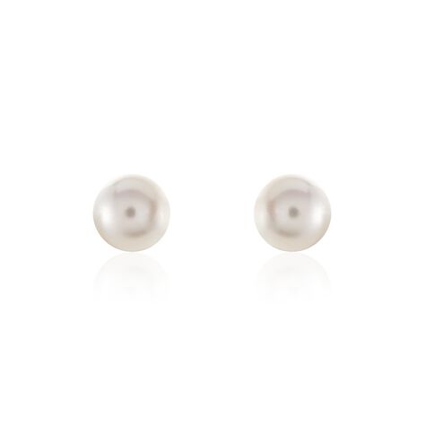 Damen Perlenohrringe Gold 585 Zuchtperle 6-7mm Grace - Ohrstecker Damen | OROVIVO