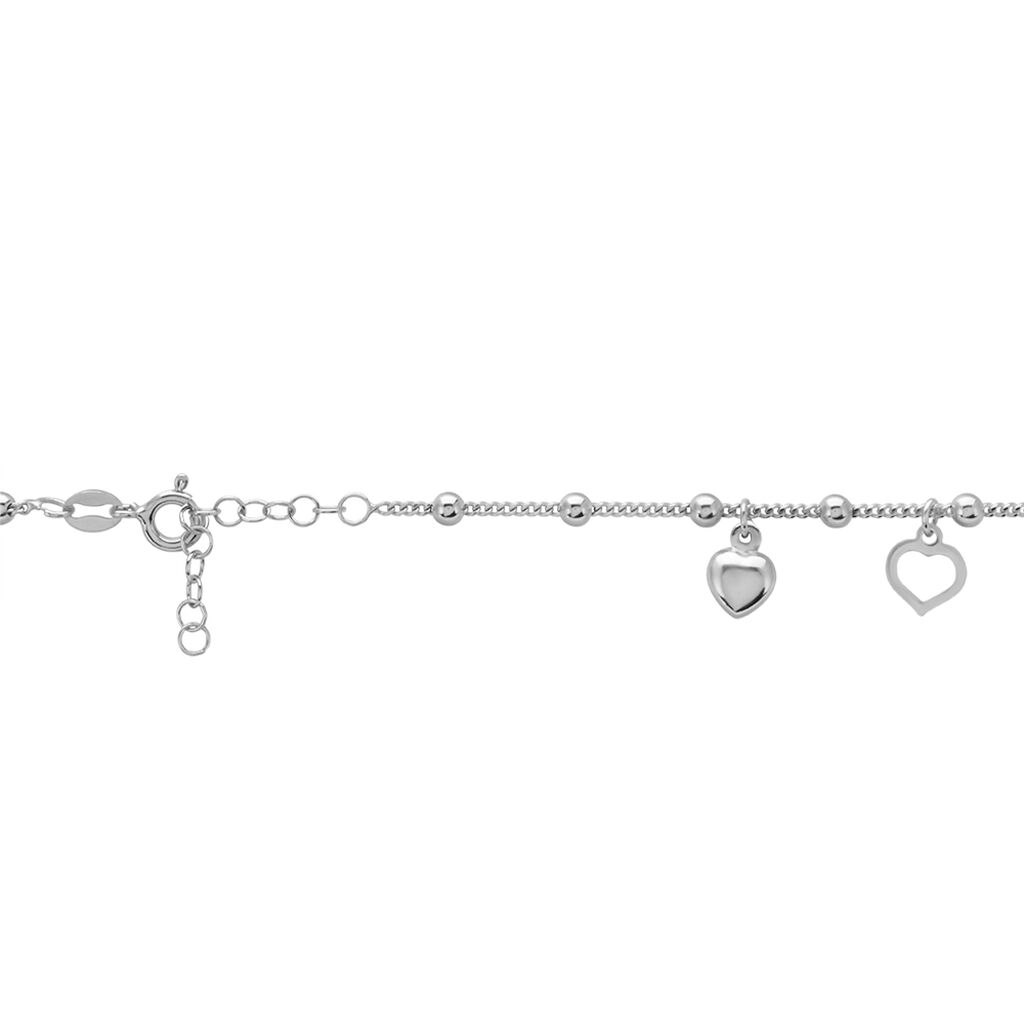 MINIA Damen Fu&szlig;kette Silber 925 Ball