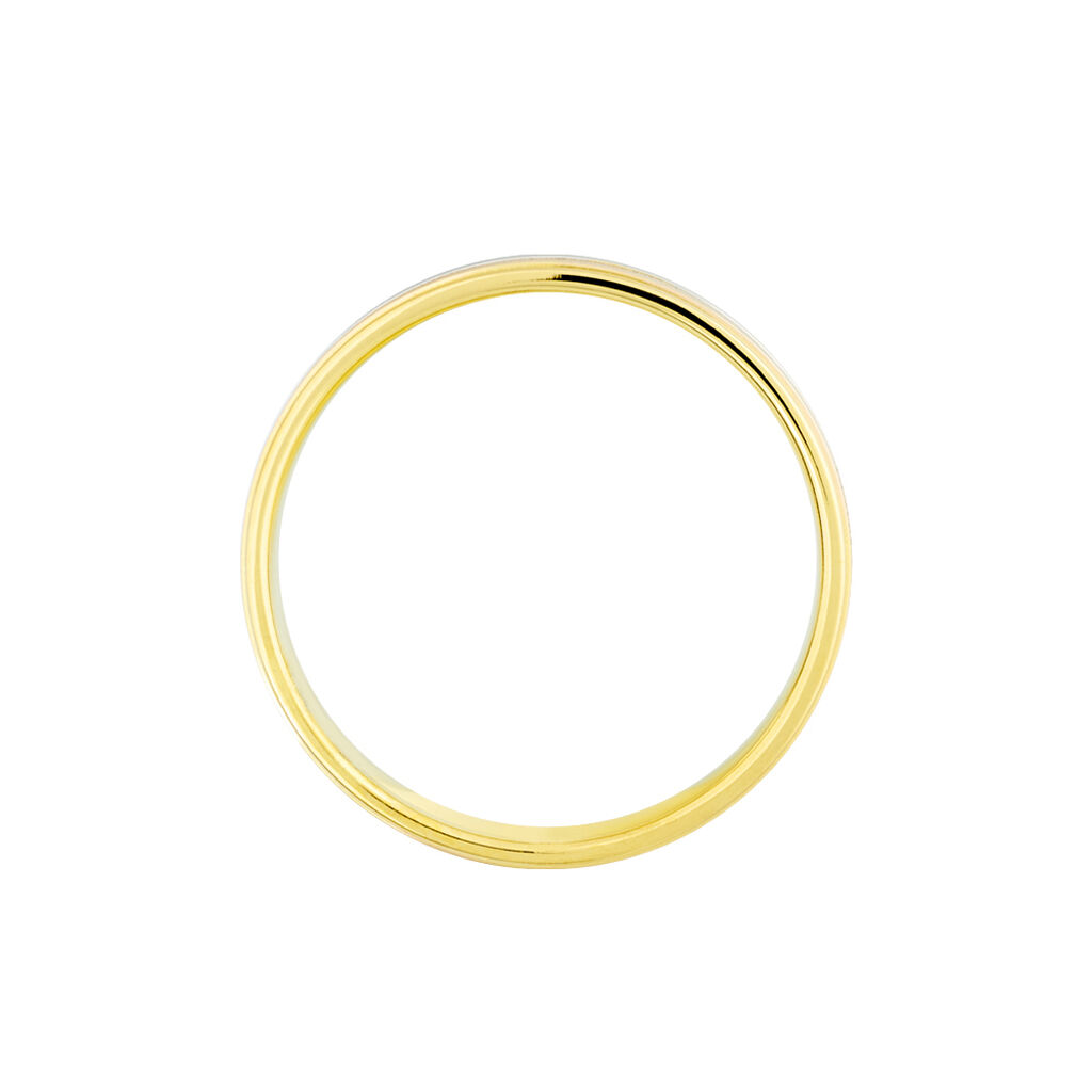 Alliance Triade Ruban Plat Or Tricolore - Spannringe Unisex | OROVIVO