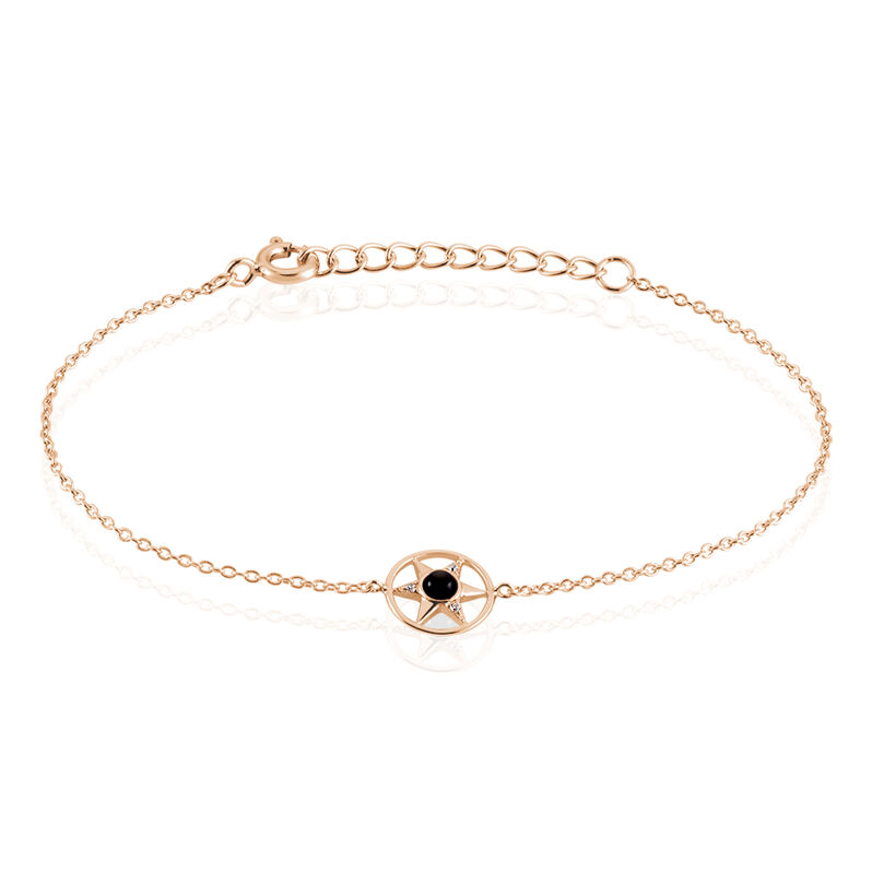 Bracelet Electra Argent Rose Agate - Spannringe Damen | OROVIVO