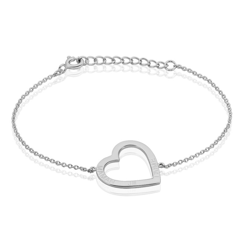 Armband Silber Rhodiniert Marcella - Spannringe Damen | OROVIVO