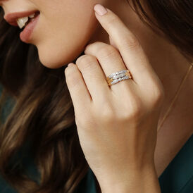 Damenring Gold 375 Diamant 0,183ct - Ringe mit Edelsteinen Damen | OROVIVO