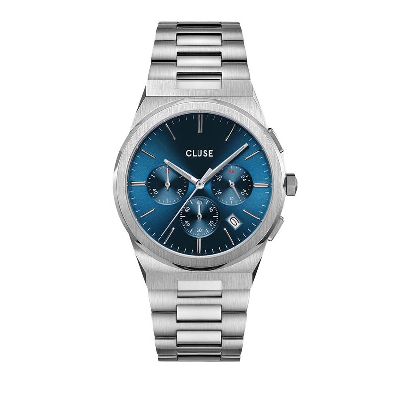 Montre Cluse Vigoureux Chrono Bleu - Spannringe Herren | OROVIVO