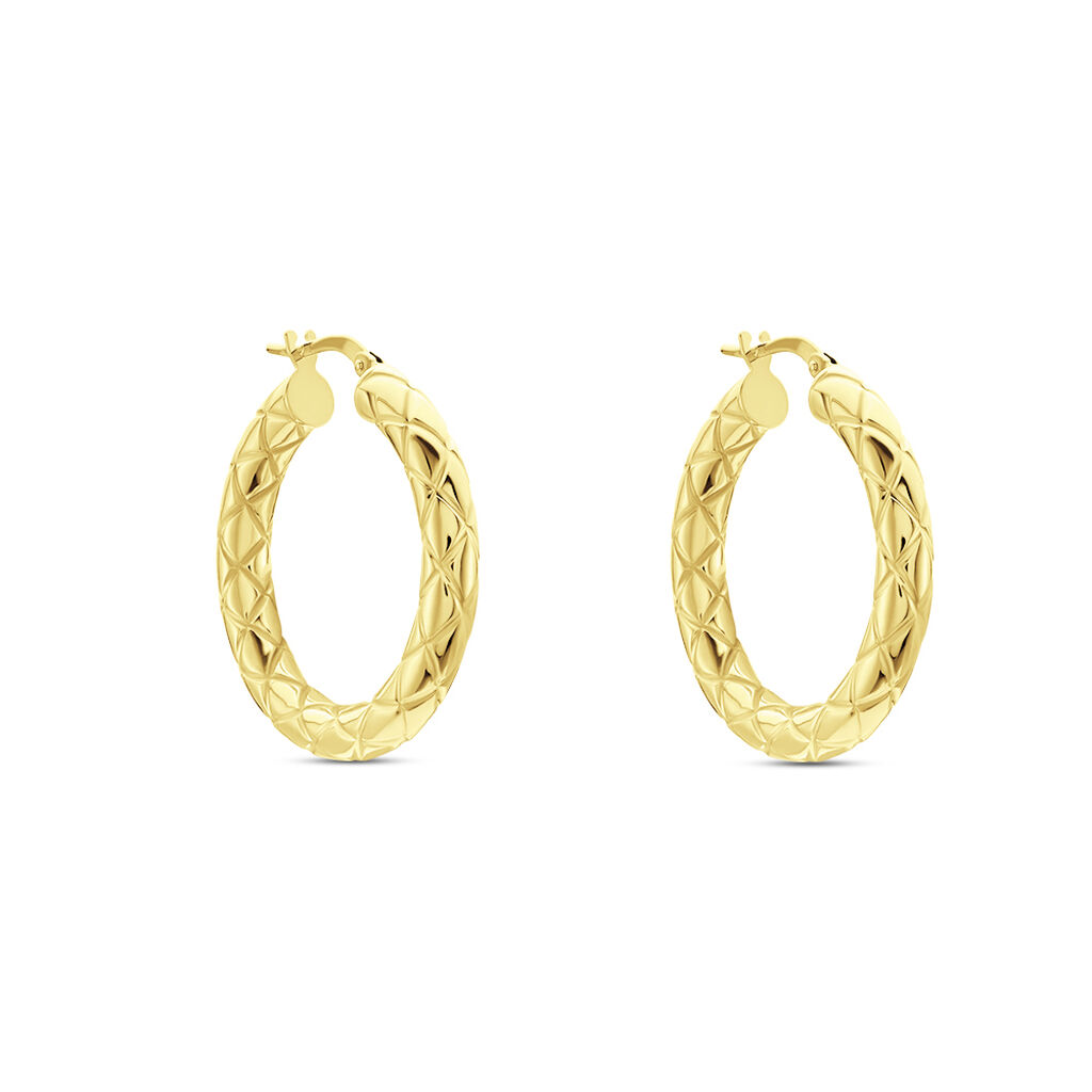 RUXANDRA Damen Creolen Gold 375 (9 Karat)