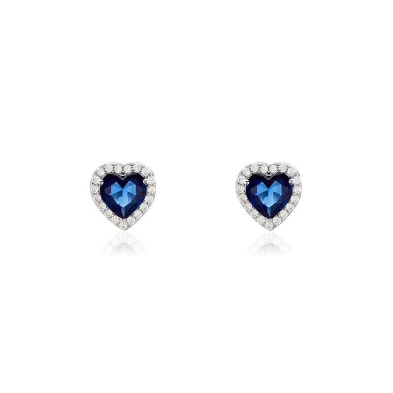 Boucles D'oreilles Puces Argent Rhodié Sphinx Pierre - Spannringe Damen | OROVIVO