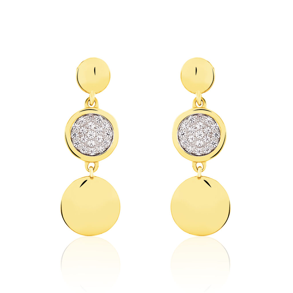 Boucles D'oreilles Or Jaune Yvelyne - Spannringe Damen | OROVIVO