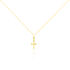 Halskette Gold 375 Kreuz