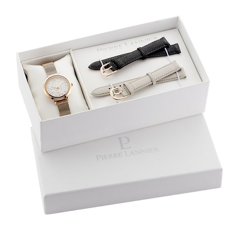 Coffret De Montre Pierre Lannier Coffret Cristal Blanc - Spannringe Damen | OROVIVO