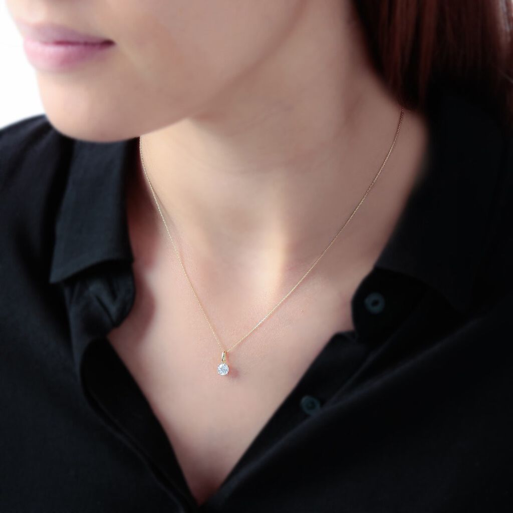Pendentif Victoria Or Jaune Diamant - Spannringe Damen | OROVIVO
