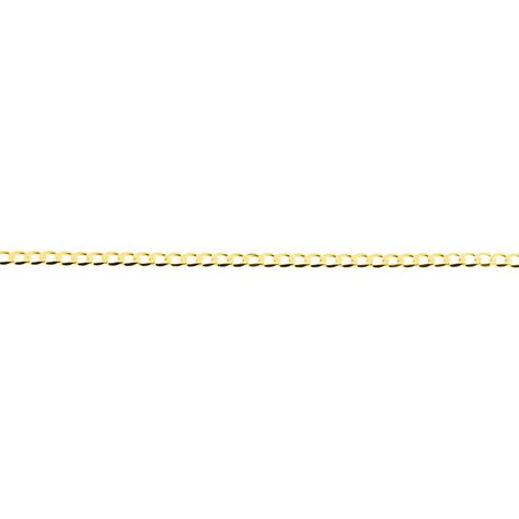 Unisex Panzerkette Facettiert Gold 375  - Halsketten Unisex | OROVIVO