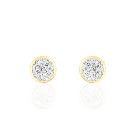 Damen Ohrstecker Gold 375 Kristall  - Ohrstecker Damen | OROVIVO