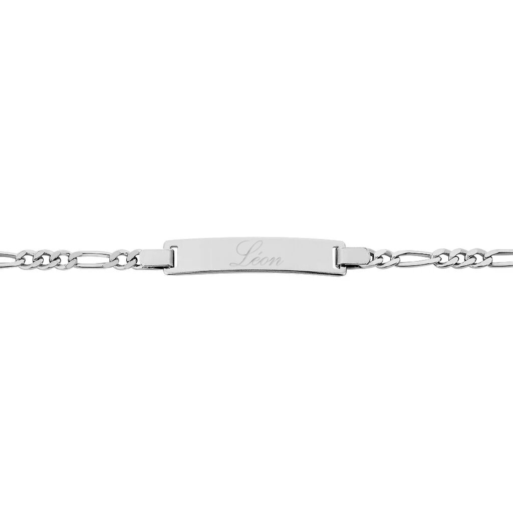 Unisex Id Armband Figarokette Silber 925  - Armbänder mit Gravur Unisex | OROVIVO