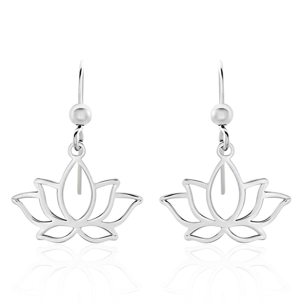 Damen Ohrhänger Silber 925 Lotus Blüte Gloria - Ohrhänger Damen | OROVIVO
