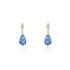 EVITTA Damen Ohrringe Lang Silber vergoldet 925 Andere Steine Blau 4,14 ct