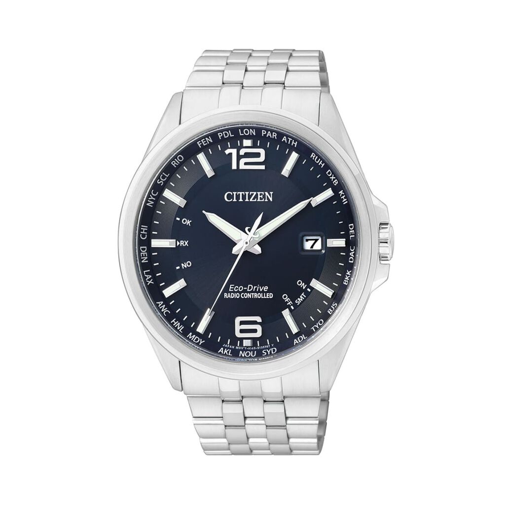 CITIZEN Herrenuhr Elegant Eco-Drive Funkuhr Quarz CB0010-88L - Armbanduhren Herren | OROVIVO