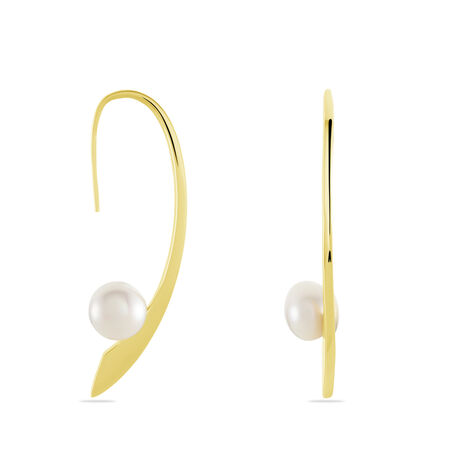 Damen Ohrhänger Lang Silber 925 Vergoldet - Ohrhänger Damen | OROVIVO