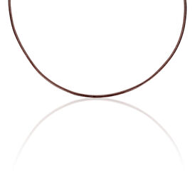 Lederkette Silber 925 60cm - Ketten ohne Anhänger Damen | OROVIVO