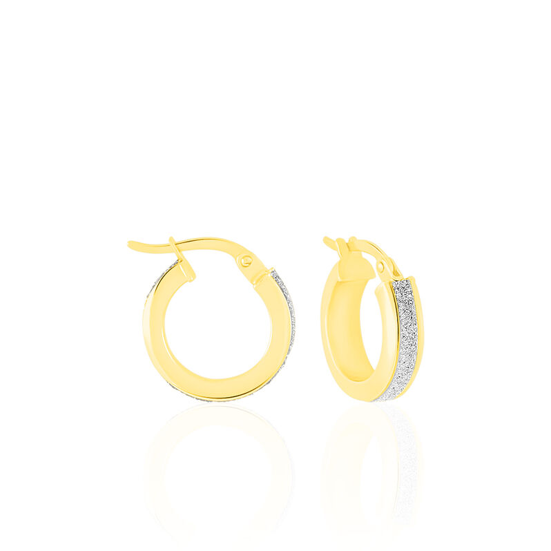 Damen Creolen Gold 375 Diamantiert - Creolen Damen | OROVIVO