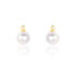 Damen Ohrstecker Gold 585 (14 Karat) Akoyaperle Perlmutt