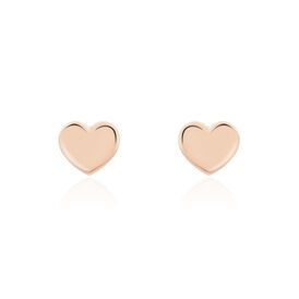 Damen Ohrstecker Silber 925 Rose Herz  - Ohrstecker Damen | OROVIVO