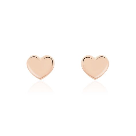 Damen Ohrstecker Silber 925 Rose Herz  - Ohrstecker Damen | OROVIVO