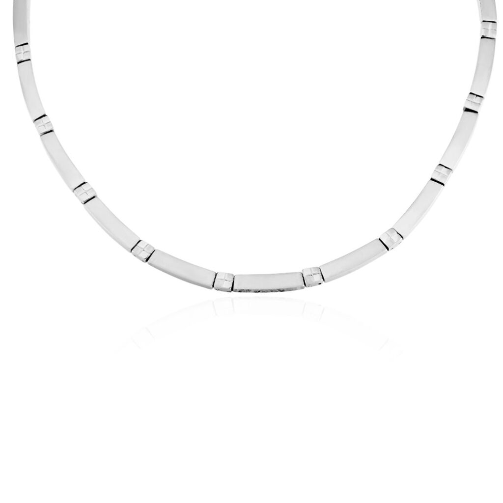 GEMMA Damen Collier Titan Viereck B 5 mm, Collier ohne Stein