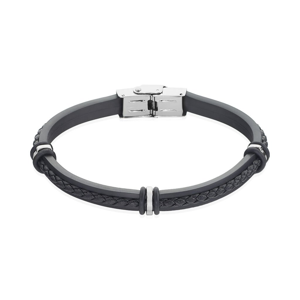 Thumbnail - POLO Herren Armband Silikon Schwarz, Armband ohne Stein